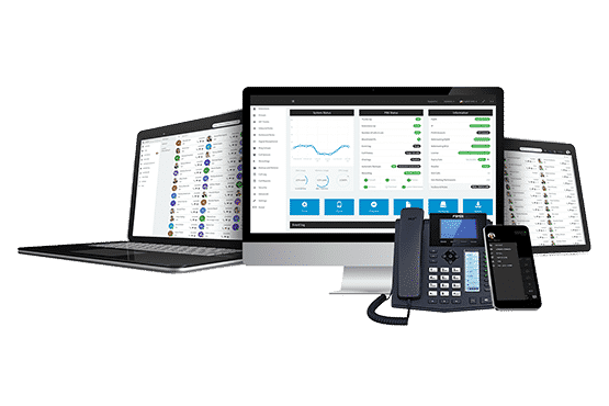 VoIP technology accessible from multiple devices