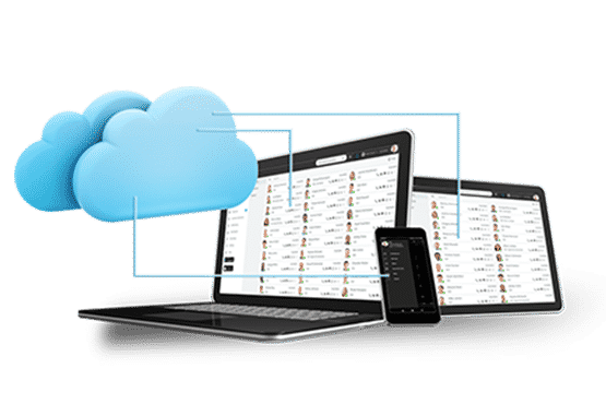 Cloud based software for telephony system