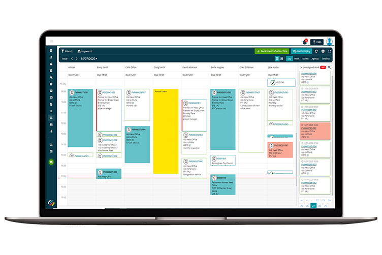Scheduling tools for cleaning businesses