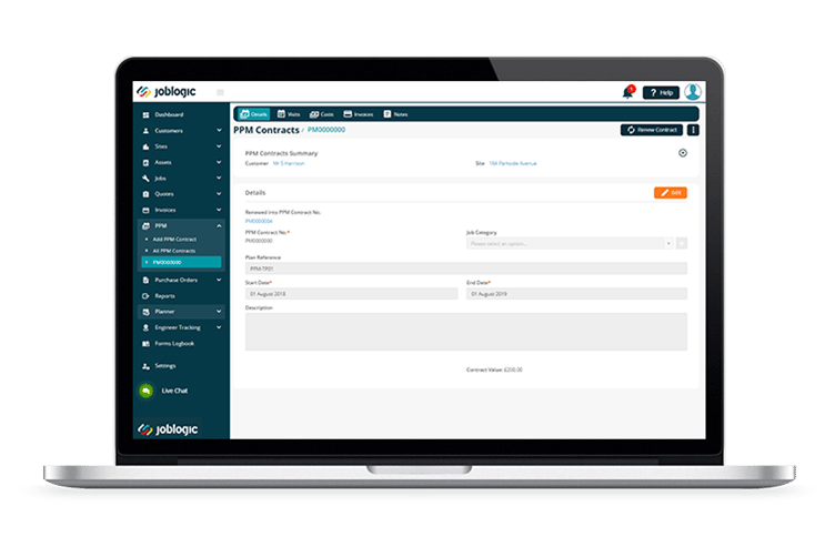 Automate Invoices for Planned Maintenance