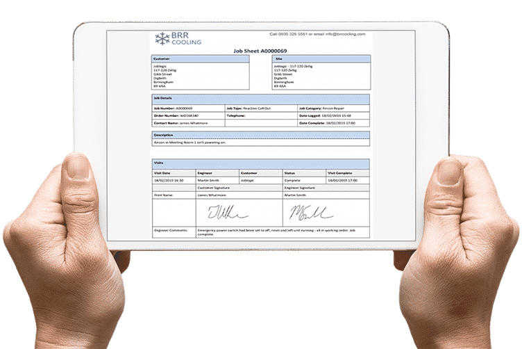 Save Time on Administration with a Job Sheet App – Section Image