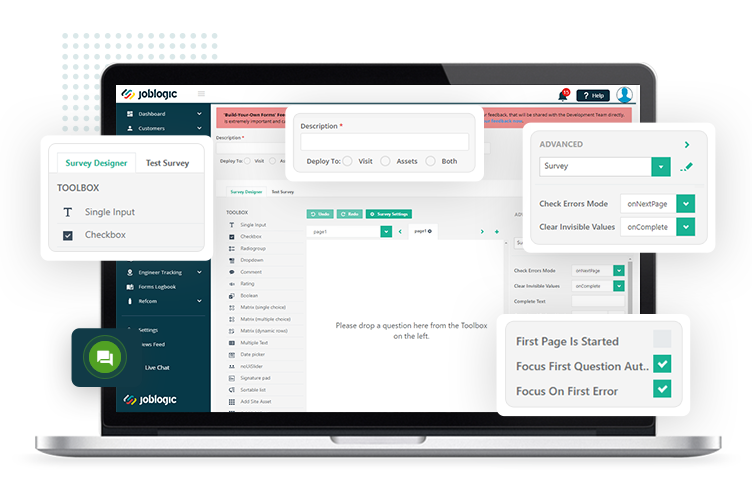 Bespoke mobile form builder