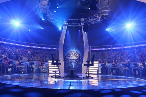 Who wants to be a millionaire tv set
