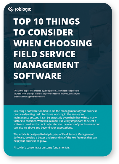 Request Your Joblogic White Paper Today